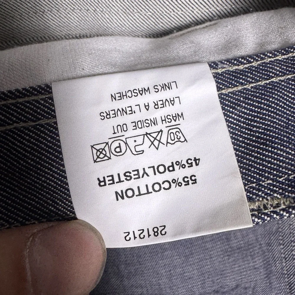 G Star Raw Jeans Mens 34x34 Comwood Bootcut Raw Denim Flap Pockets Baggy Skate